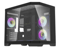 Obudowa DarkFlash FT418 Black ARGB